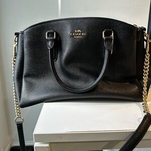 Coach Sage Carryall black leather
